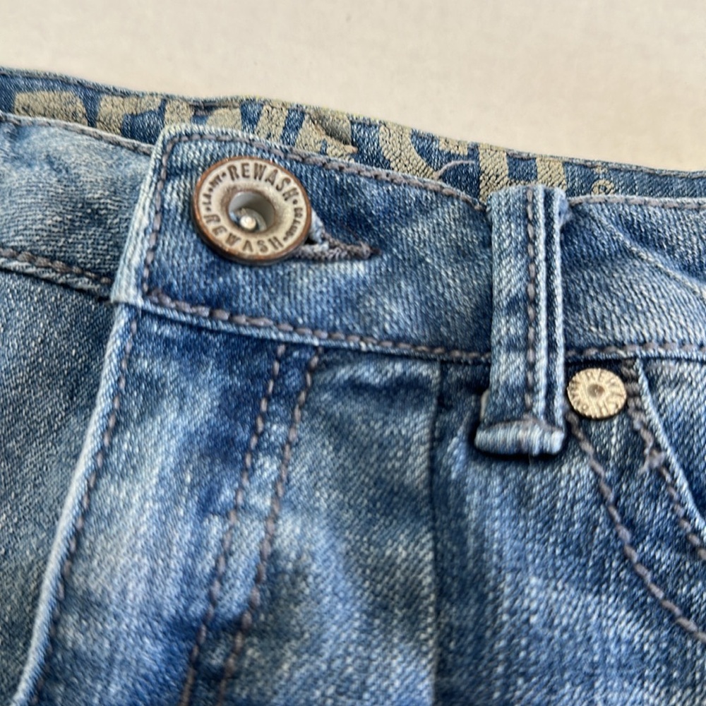 Rewash Denim Blue Women's Shorts - Picture 3 of 10
